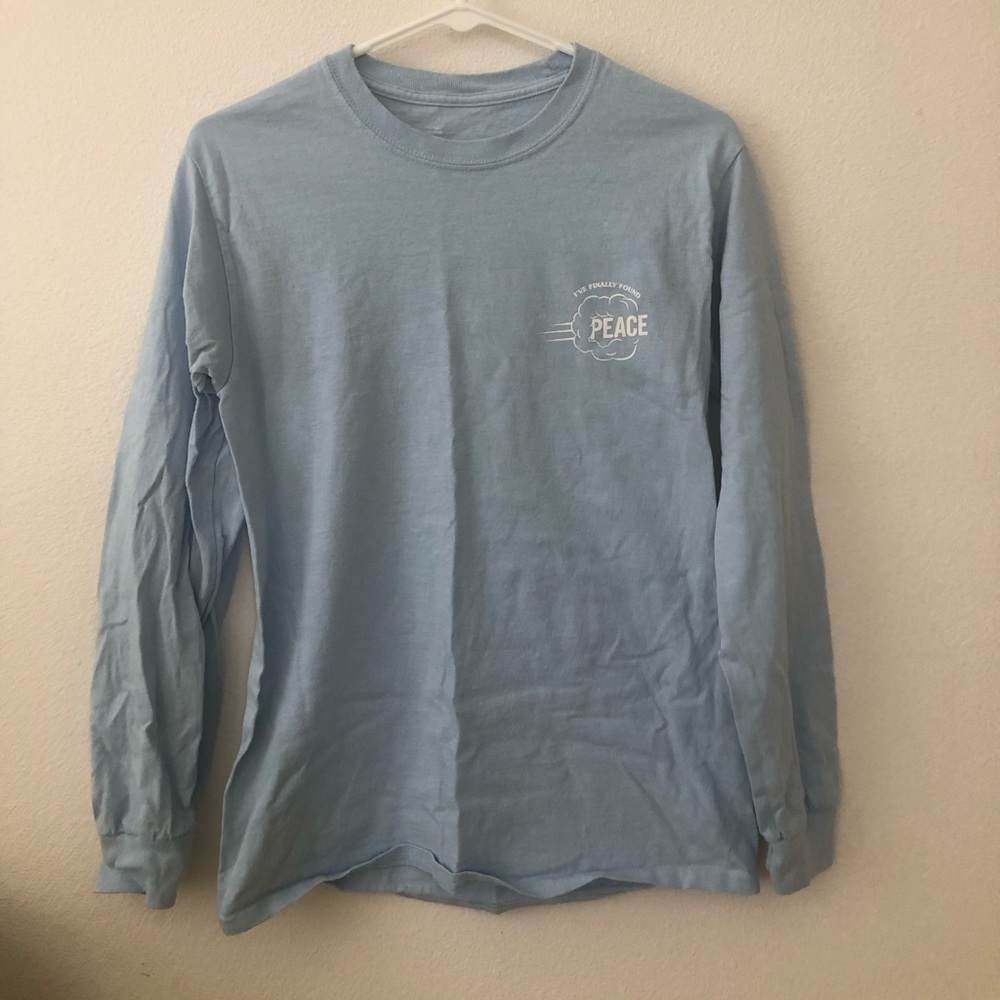 Daniel Caesar Tour Merch! blue peace longsleeve